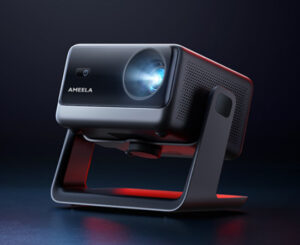 Proyector Ameela, cine en casa 1080P con rotación 360° y sonido Dolby Atmos por 89,61€ antes 199,99€.