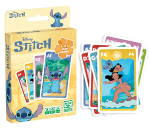 Juego de cartas 4 en 1 de Stitch, por sólo 3,63€.