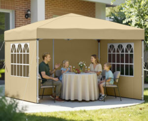 Cenador Songmics, carpa plegable 3X3M por 75,89€ antes 93,99€.