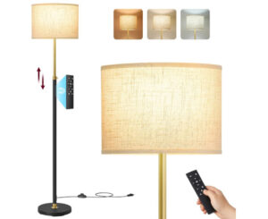 Lámpara de pie Vasagle, iluminación inteligente y diseño ajustable para tu hogar por 35,69€ antes 41,99€.