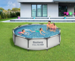 Piscina Bestway 56408 Steel Pro Ø305x76cm, la piscina desmontable más fácil de instalar para tu jardín por 99,99€.
