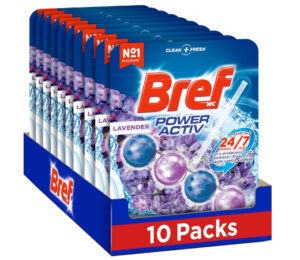 Para un baño siempre limpio y fresco Bref Power Active Lavanda por 11,79€ antes 14,89€.