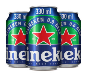 24 Latas de Cerveza Lager Heineken 00 (330ml) por 14,85€.