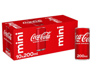 Coca Cola Original Mini. 10 latas de 200ml.