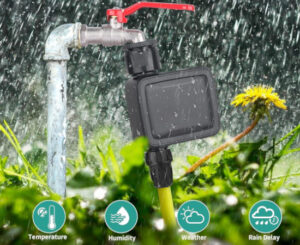 Programador de riego Bluetooth sin WiFi para cuidar tu jardín desde el móvil por 25,49€ antes 59,99€.