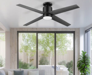 Ventilador de techo con luz, 132cm, control remoto por 64,99€ antes 115,99€.