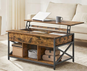 Mesa de centro elevable Vasagle estilo industrial por 76,49€ antes 89,99€.
