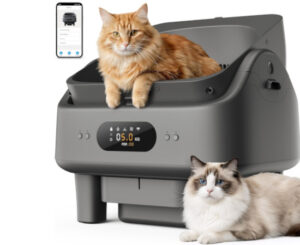 Cypcat M3, la caja de arena inteligente para gatos con pantalla de 6″ por 149,99€ antes 249,99€.