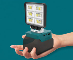 Foco LED de trabajo 48W para baterías Makita 18V, función powerbank por 13,02€ antes 29,99€.