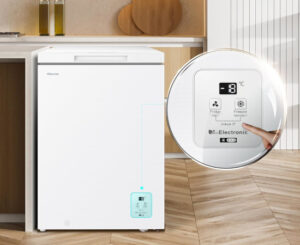 Arcón congelador convertible Hisense FT145N1AWDL con 160h de autonomía y congelación 360º por 178,80€ antes 426€.