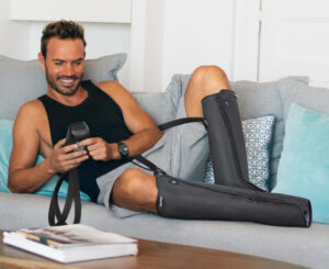 Masajeador de piernas Renpho con compresión de aire y calor dinámico para acabar con el dolor muscular por 31,99€ antes 109,99€.