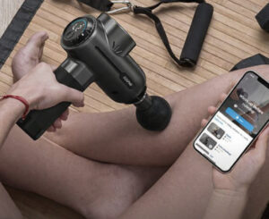 Pistola de masaje muscular Renpho, app con guías visuales para sacarle el máximo rendimiento por 74,33€ antes 104,49€.