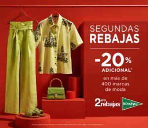 Segundas Rebajas de El Corte Inglés