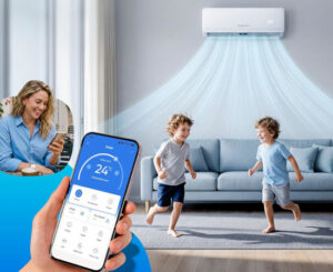 Aire Acondicionado Split Homestix 12000 BTU, el climatizador conectado Inverter por 375,99€ antes 479,99€.