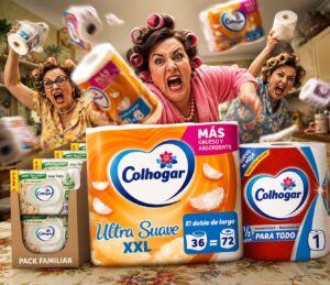 Lote Colhogar Hogar Completo: Papel Cocina Paratodo Jumbo 1 rollo + Papel Higiénico Ultra Suave XXL 36 rollos + Toallitas Húmedas Aloe 8×80 por 27,34€