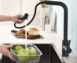 Grifo de cocina extraíble Hiqufet, flexibilidad y diseño profesional por 27,07€ antes 42,99€.