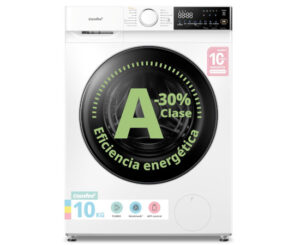 Comfee´ CF10EWP07W: la lavadora inteligente de 10kg que destroza las facturas de la luz con eficiencia Clase A-30% por 369,99€. Antes 469,99€