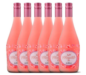 6 Botellas de vino Rosado Viña Albali Frizzante 5.5 (6x750ml) por 17,34€ antes 26,94€.