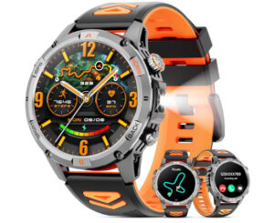 Smartwatch Joautrial, reloj militar con GPS real, linterna, brújula y superbatería por 35,09€ antes 129,99€.