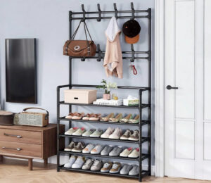 Perchero de pie con zapatero Mikomika por 14,47€ antes 39,99€.