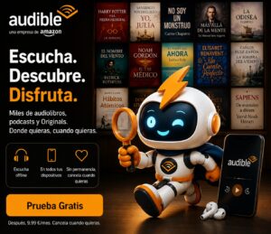 Disfruta de 90.000 audiolibros y podcasts con Amazon Audible. Ahora tres meses gratis.