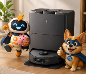 Ecovacs X12 OmniCyclone Care Kit: El robot aspirador definitivo que destruye las manchas y los pelos de mascota.