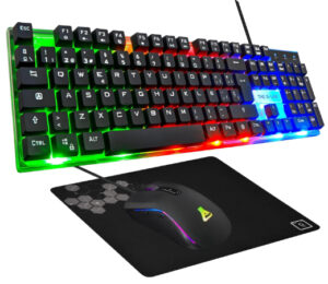G-Lab Combo Yttrium: Pack Teclado y Raton Gaming con alfombrilla por 19,99€ antes 30€.