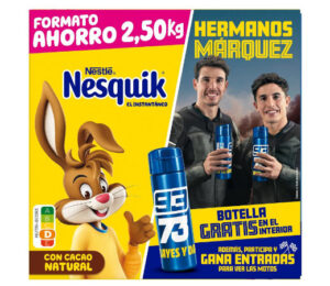 Envase Nesquik Instantáneo de 2,5kg.