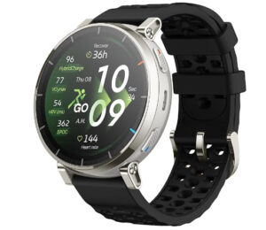 Amazfit Active 3 Premium, GPS Running, AMOLED 1,32″ Zafiro, 4GB, NFC, Mapas Offline, 170+ Modos, 5 ATM, autonomía 12 días por 140,41€.