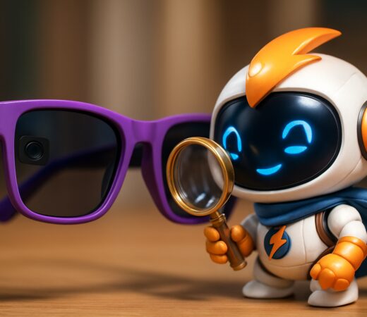 COLMi A2 Gafas Inteligentes con cámara Integrada IA Traductor Altavoces Moradas