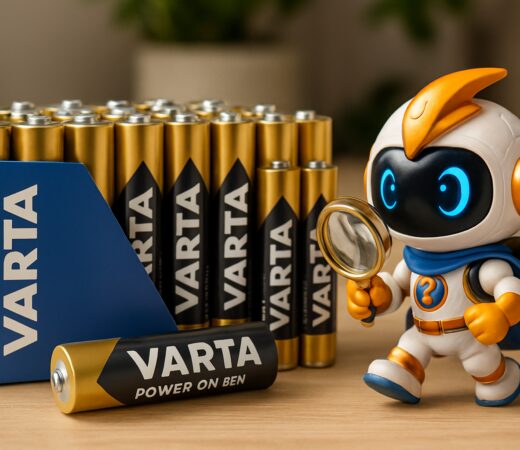 Pack de 40 pilas Varta Power On Demand, 20 pilas AA y 20 pilas AAA por 13,89€.