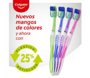 2 Packs de 4 cepillos de dientes Colgate Extra Clean medio Multicolor (CP21509) (8 unidades) por 3,80€
