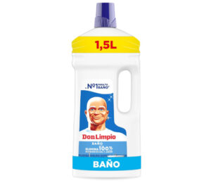 Don Limpio Detergente Líquido De Baño 1,5 l. Elimina Las Marcas De Jabón y Cal. Pilla dos unidades.