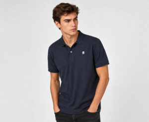 G-Star Dunda Overdyed Slim: un polo de estilo urbano con el sello de la marca.