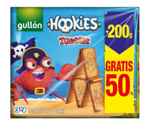Galletas Gullón Hookies Tuestis 600g.