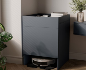 Armario para robot aspirador Dustin de Vicco: orden y estilo para esconder el robot en casa por 82,90€ antes 106,90€.