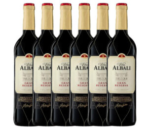 Viña Albali Gran Reserva: Selección Privada, Tinto, D.O. Valdepeñas, 6 botellas de 750 ml por 21,13€.
