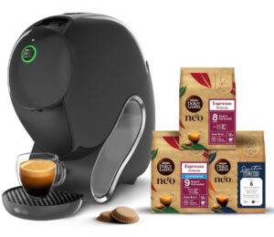 NESCAFÉ Dolce Gusto De’Longhi NEO CAFFÈ Bundle con 3 packs de café por 59€