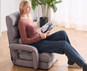 VEVOR 2 en 1: sillón de suelo que se convierte en sofá cama por 79,59€ antes 92,66€.