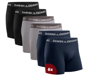 Pack de seis boxer para hombre Danish Endurance.