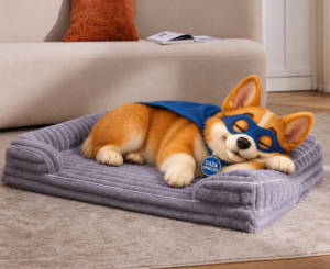 Cama ortopédica para perros VoltaEcho 90x60x17cm: descanso cómodo y soporte para tu mascota.