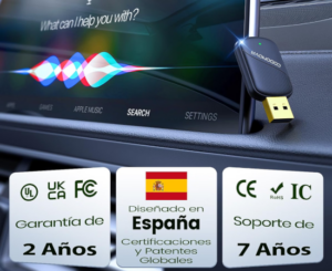 Mini adaptador Codonova para CarPlay inalámbrico y Android Auto: olvídate de los cables.