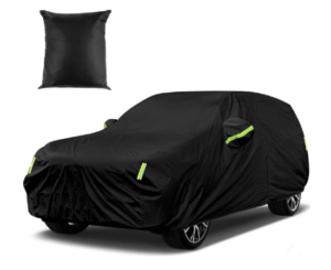 Funda impermeable para coche SUV: protección frente al sol, lluvia y nieve por 32,98€ antes 49,99€.