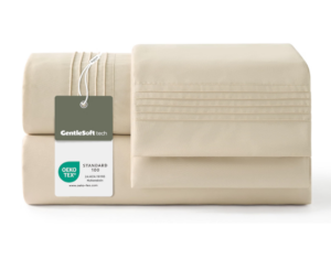 Juego de sábanas de microfibra Bedsure 90x190cm: suavidad y frescor para el dormitorio.