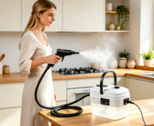 Limpiador de vapor 14 en 1 Jiner, 2500W: potencia para una limpieza más profunda.