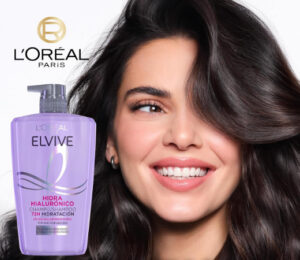 L’Oréal Paris Elvive Hidra Hialurónico Champú 72h de Hidratación, 1L por 6,59€. Pilla 3 unidades.