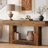 mesa-consola-tribesigns-rustica-madera-gris-63-pulgadas