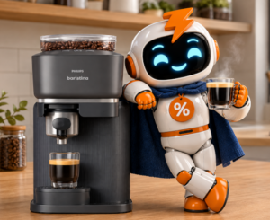 Cafetera express Philips Baristina BAR300/60: café recién molido por 199€ antes 319€.