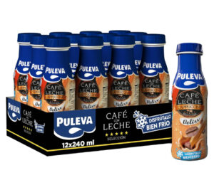 Café con Leche Capuccino Deliss para Llevar de Puleva, Sin Gluten, 12x240ml por 11,52€