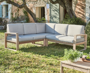 Sofá de jardín esquinero Naterial Solaris: un rincón cómodo y elegante para disfrutar del exterior por 299€ antes 999€.